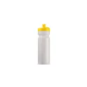 Variante Blanc / jaune - Bidon de sport personnalisable 750 ml avec logo - Classic