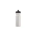 Variante Blanc / Noir - Bidon de sport personnalisable 750 ml avec logo - Classic