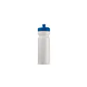 Variante Blanc / bleu foncé - Bidon de sport personnalisable 750 ml avec logo - Classic