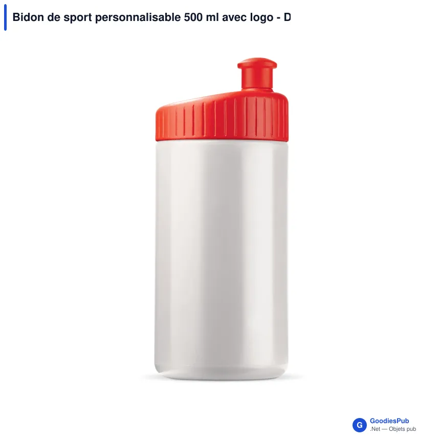 Bidon de sport personnalisable 500 ml avec logo - Design - Image 5