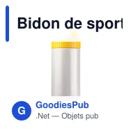 Bidon de sport personnalisable 500 ml avec logo - Design - Miniature 6