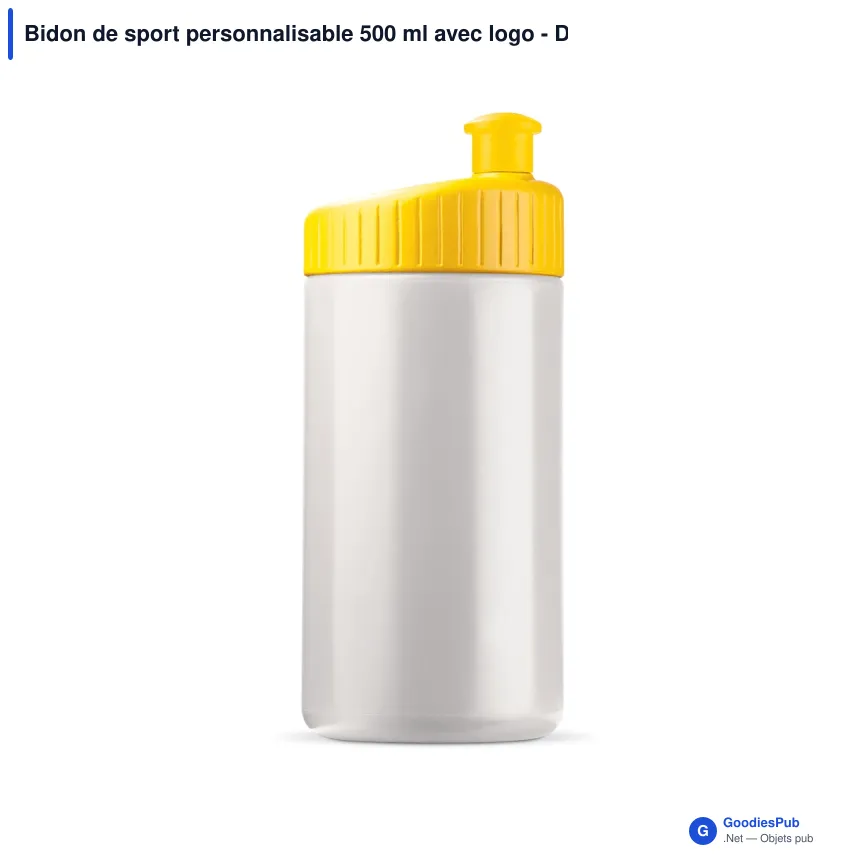 Bidon de sport personnalisable 500 ml avec logo - Design - Image 6