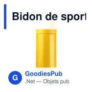 Bidon de sport personnalisable 500 ml avec logo - Design - Miniature 7