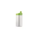 Variante Blanc / vert clair - Bidon de sport personnalisable 500 ml avec logo - Design
