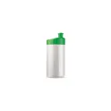 Variante Blanc / vert - Bidon de sport personnalisable 500 ml avec logo - Design