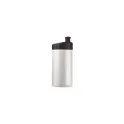 Variante Blanc / Noir - Bidon de sport personnalisable 500 ml avec logo - Design