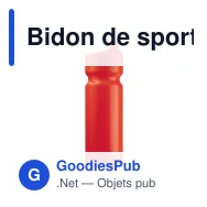 Bidon de sport personnalisable 750 ml avec logo - Design - Miniature 2