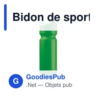 Bidon de sport personnalisable 750 ml avec logo - Design - Miniature 11
