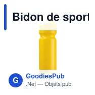 Bidon de sport personnalisable 750 ml avec logo - Design - Miniature 12