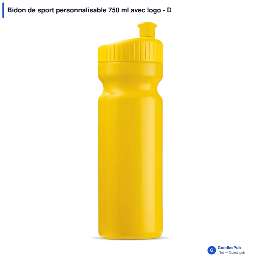 Bidon de sport personnalisable 750 ml avec logo - Design - Image 12