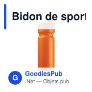 Bidon de sport personnalisable 750 ml avec logo - Design - Miniature 3