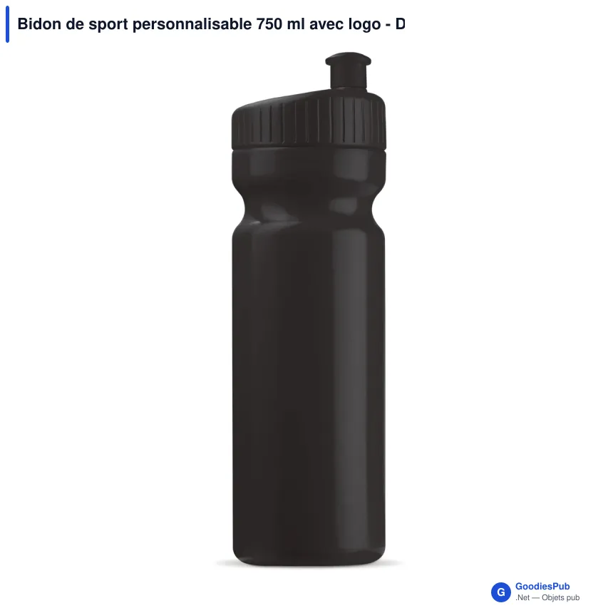 Bidon de sport personnalisable 750 ml avec logo - Design - Image 4