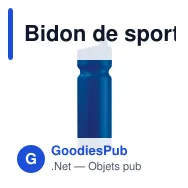 Bidon de sport personnalisable 750 ml avec logo - Design - Miniature 5