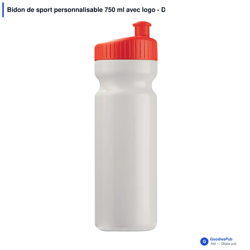 Bidon de sport personnalisable 750 ml avec logo - Design - Image 6