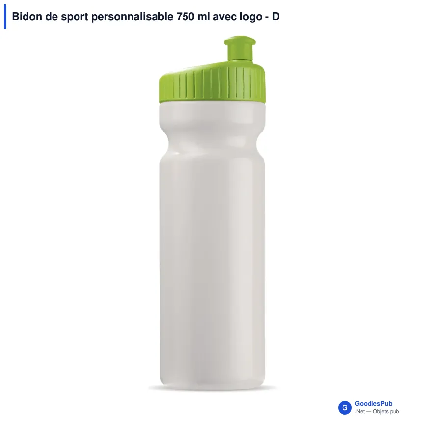 Bidon de sport personnalisable 750 ml avec logo - Design - Image 7