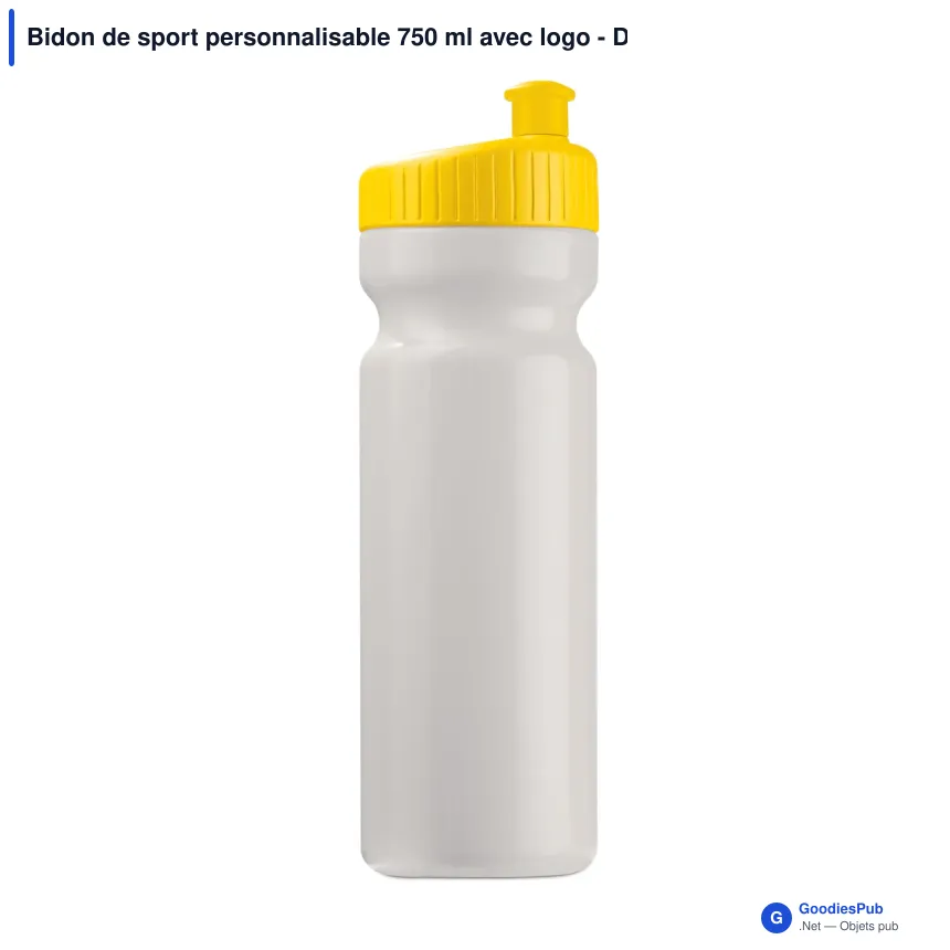 Bidon de sport personnalisable 750 ml avec logo - Design - Image 8