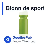 Bidon de sport personnalisable 750 ml avec logo - Design - Miniature 9