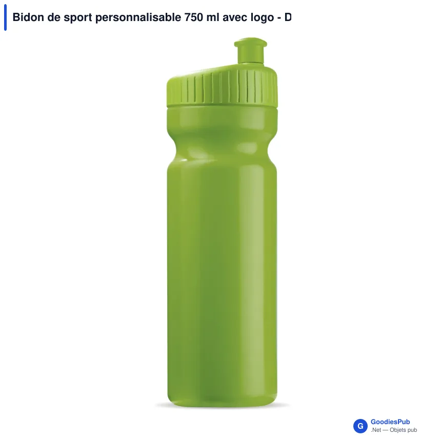 Bidon de sport personnalisable 750 ml avec logo - Design - Image 9