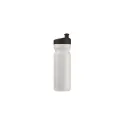 Variante Blanc / Noir - Bidon de sport personnalisable 750 ml avec logo - Design