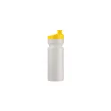 Variante Blanc / jaune - Bidon de sport personnalisable 750 ml avec logo - Design