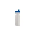 Variante Blanc / bleu foncé - Bidon de sport personnalisable 750 ml avec logo - Design