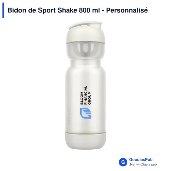 Bidon de Sport personnalisable 800 ml avec logo - Mepal - Image 1