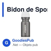Bidon de Sport personnalisable 800 ml avec logo - Mepal - Miniature 4