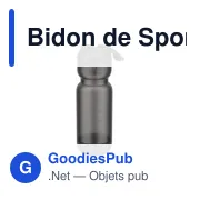 Bidon de Sport personnalisable 800 ml avec logo - Mepal - Miniature 6
