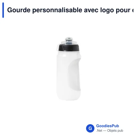 Gourde personnalisable avec logo pour entreprises - modèle Dunfor