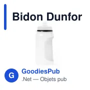 Gourde personnalisable avec logo pour entreprises - modèle Dunfor - Miniature 3