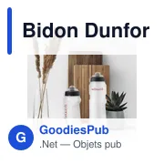 Gourde personnalisable avec logo pour entreprises - modèle Dunfor - Miniature 4