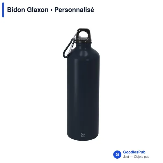 Gourde personnalisable en aluminium recyclé avec logo - Bidon Glaxon - Image 11
