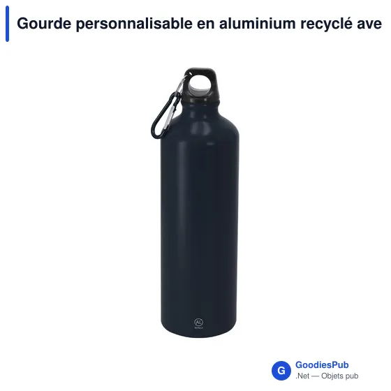 Gourde personnalisable en aluminium recyclé avec logo - Bidon Glaxon - Image 8