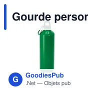 Gourde personnalisable en aluminium recyclé avec logo - Bidon Glaxon - Miniature 10