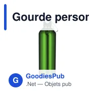 Gourde personnalisable en acier inoxydable recyclé avec logo - Bidon Graims - Miniature 7