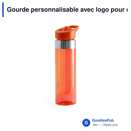 Gourde personnalisable avec logo pour entreprises - Halmik