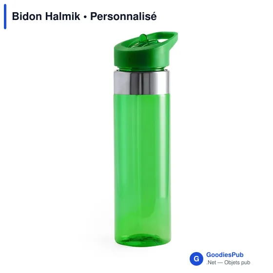 Gourde personnalisable avec logo pour entreprises - Halmik - Image 2