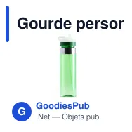 Gourde personnalisable avec logo pour entreprises - Halmik - Miniature 4