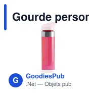 Gourde personnalisable avec logo pour entreprises - Halmik - Miniature 6