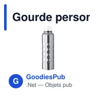 Gourde personnalisable avec logo pour entreprises - Harriet - Miniature 2