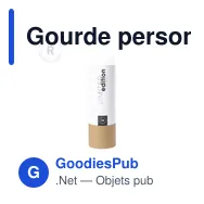 Gourde personnalisable avec logo pour entreprises - Harriet - Miniature 3