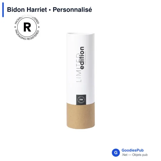 Gourde personnalisable avec logo pour entreprises - Harriet - Image 3