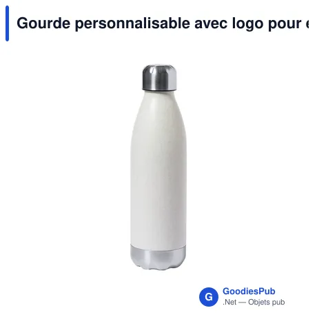 Gourde personnalisable avec logo pour entreprises et événements