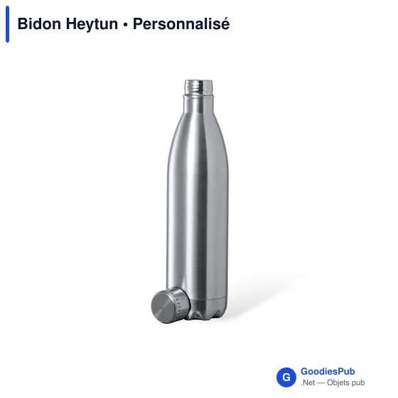 Gourde personnalisée en acier inoxydable avec logo - Heytun - Image 3