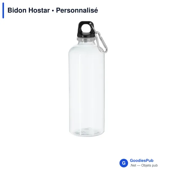 Gourde personnalisable Bidon Hostar avec logo - 630 ml - Image 1