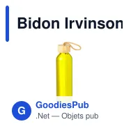 Bidon Irvinson - Miniature 1