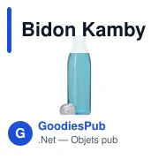 Gourde personnalisable en verre recyclé avec logo - Bidon Kamby - Miniature 6