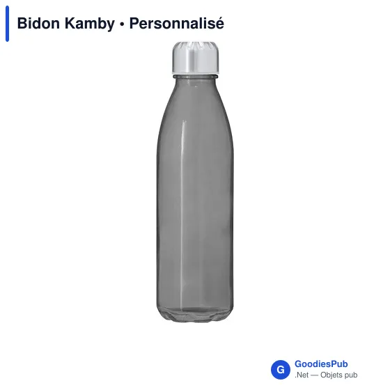 Gourde personnalisable en verre recyclé avec logo - Bidon Kamby - Image 7
