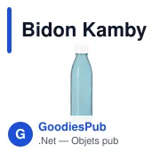 Gourde personnalisable en verre recyclé avec logo - Bidon Kamby - Miniature 8