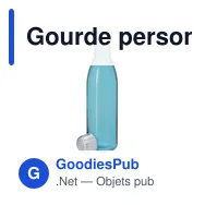 Gourde personnalisable en verre recyclé avec logo - Bidon Kamby - Miniature 9